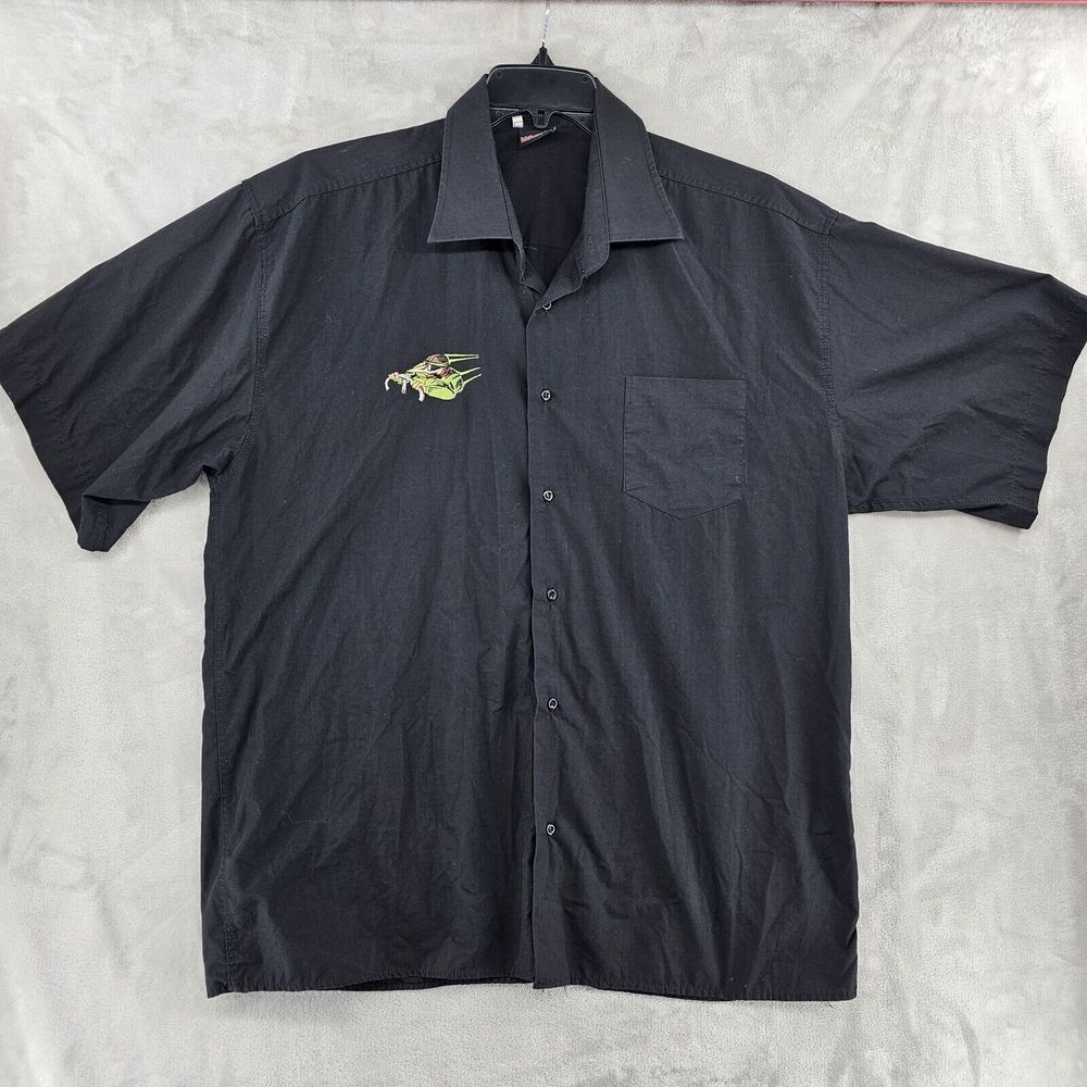 Vintage Wheels‎ Magazine Low rider Car Button Up Shirt Mens 2XL